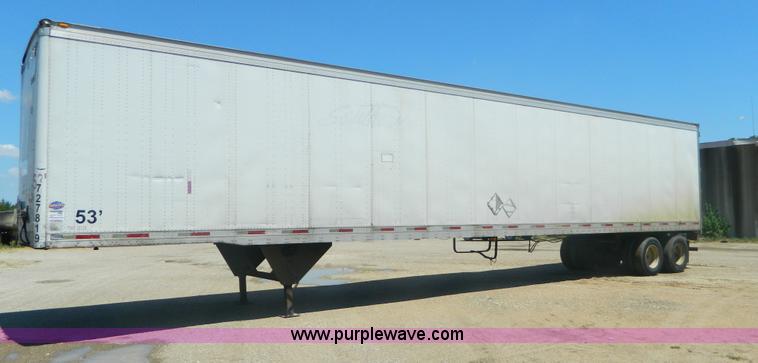 image for item B3828 1998 utility box van trailer
