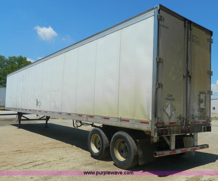 image for item B3828 1998 utility box van trailer