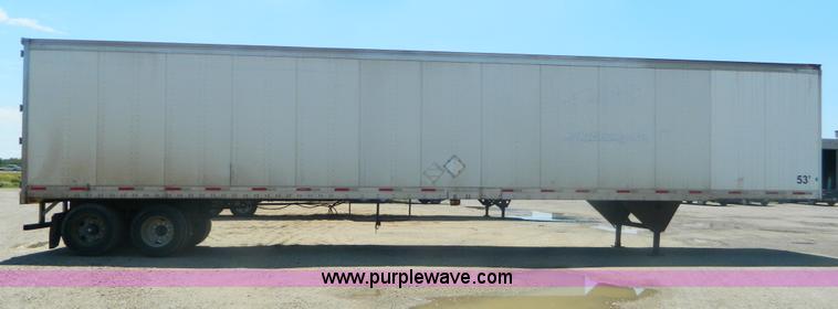 image for item B3828 1998 utility box van trailer