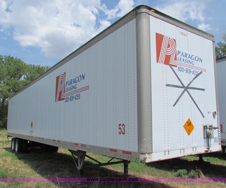 image for item B7343 1998 Wabash 53' dry van trailer