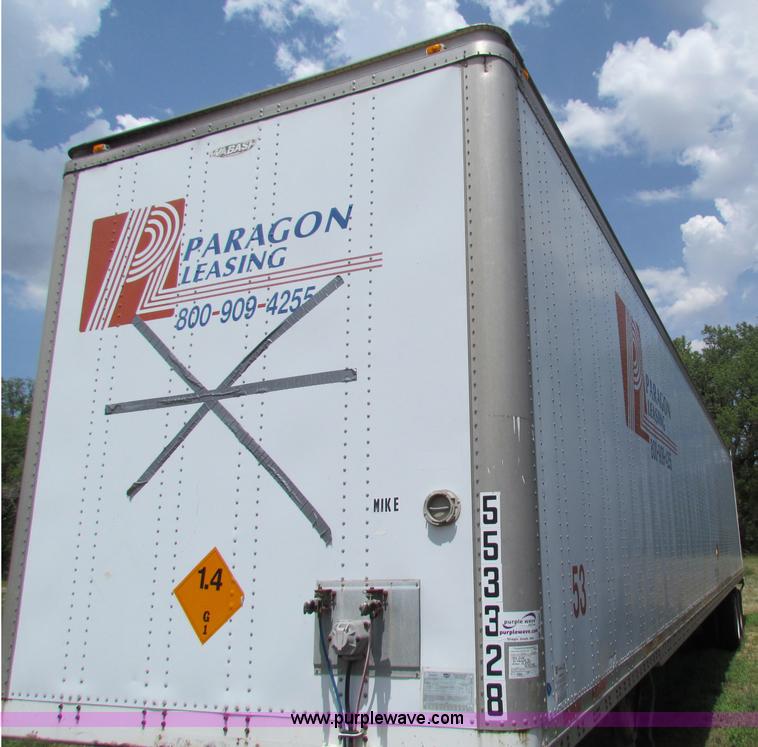 image for item B7343 1998 Wabash 53' dry van trailer