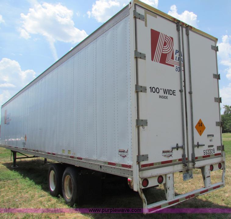 image for item B7343 1998 Wabash 53' dry van trailer