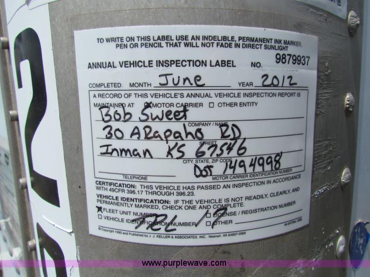 image for item B7343 1998 Wabash 53' dry van trailer