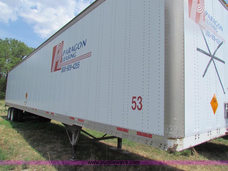 image for item B7343 1998 Wabash 53' dry van trailer