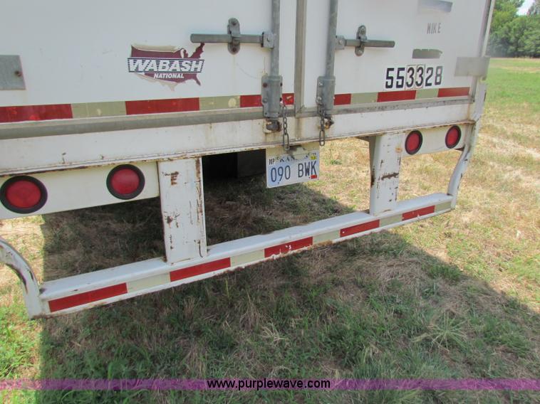 image for item B7343 1998 Wabash 53' dry van trailer