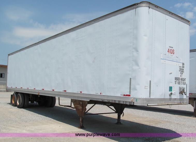 image for item C2322 1993 Pine 48' dry van trailer