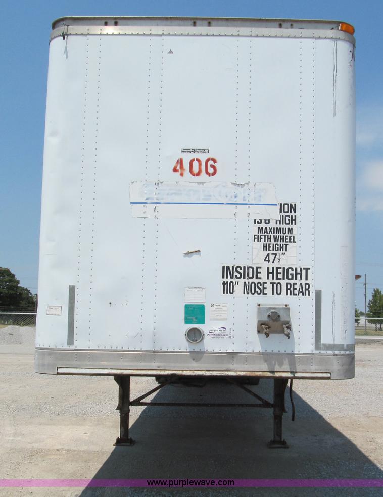 image for item C2322 1993 Pine 48' dry van trailer