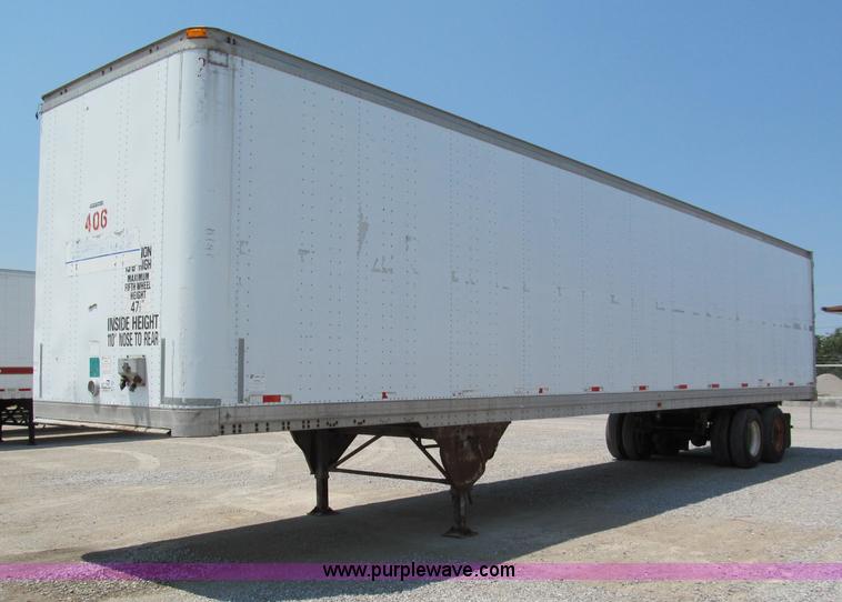 image for item C2322 1993 Pine 48' dry van trailer