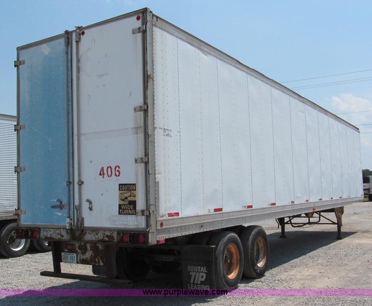 image for item C2322 1993 Pine 48' dry van trailer