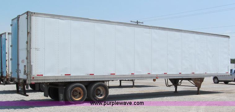 image for item C2322 1993 Pine 48' dry van trailer
