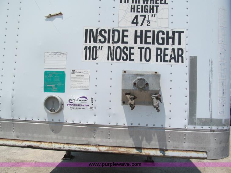 image for item C2322 1993 Pine 48' dry van trailer