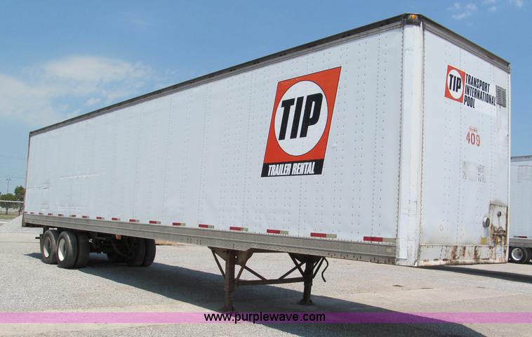 image for item C2368 1989 Theurer dry van trailer