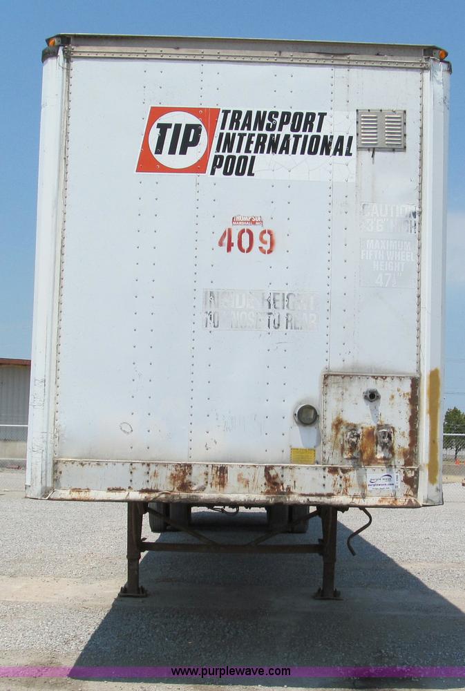 image for item C2368 1989 Theurer dry van trailer