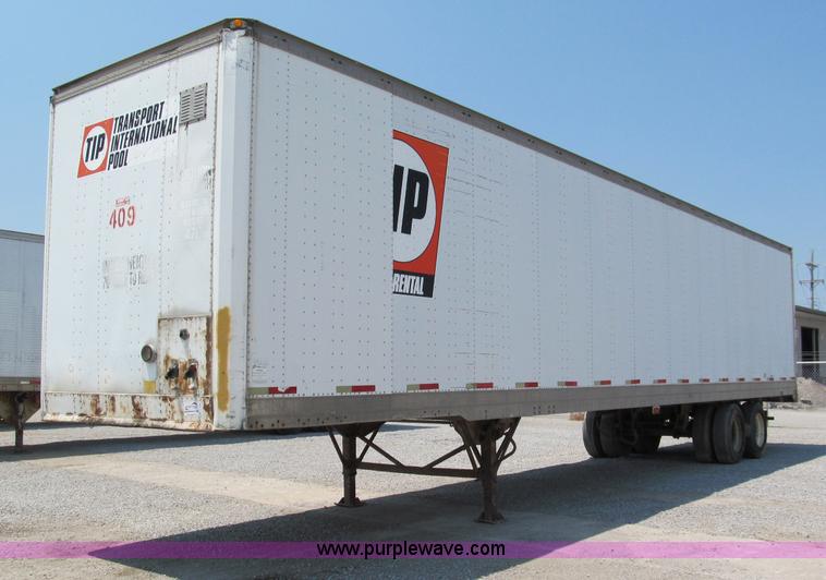 image for item C2368 1989 Theurer dry van trailer