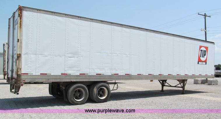 image for item C2368 1989 Theurer dry van trailer