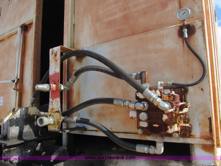 image for item F4525 1993 Clement Refuse Blade 40' tandem axle trailer