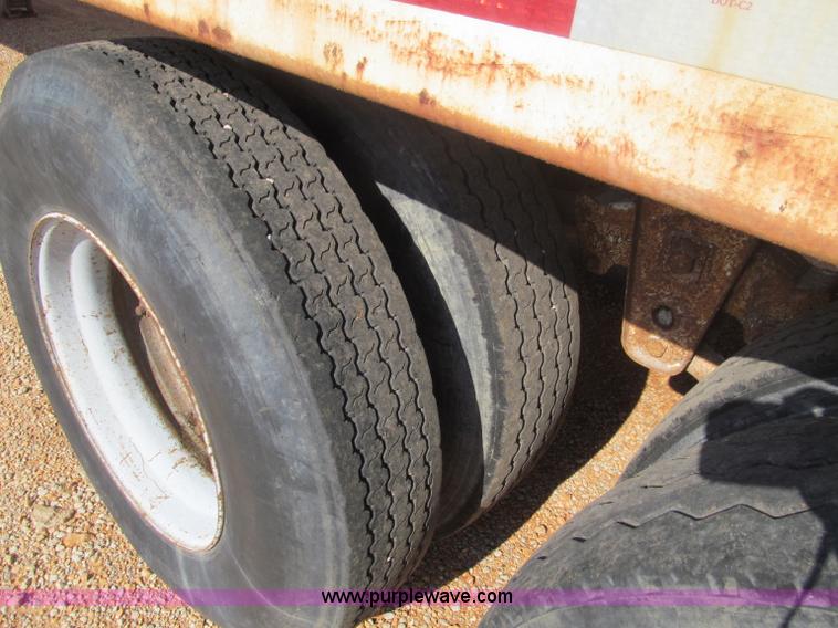 image for item F4525 1993 Clement Refuse Blade 40' tandem axle trailer