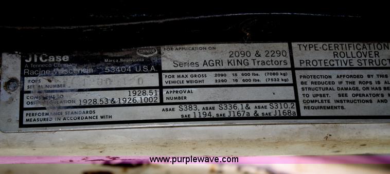 image for item B6929 1979 Case 2290 tractor