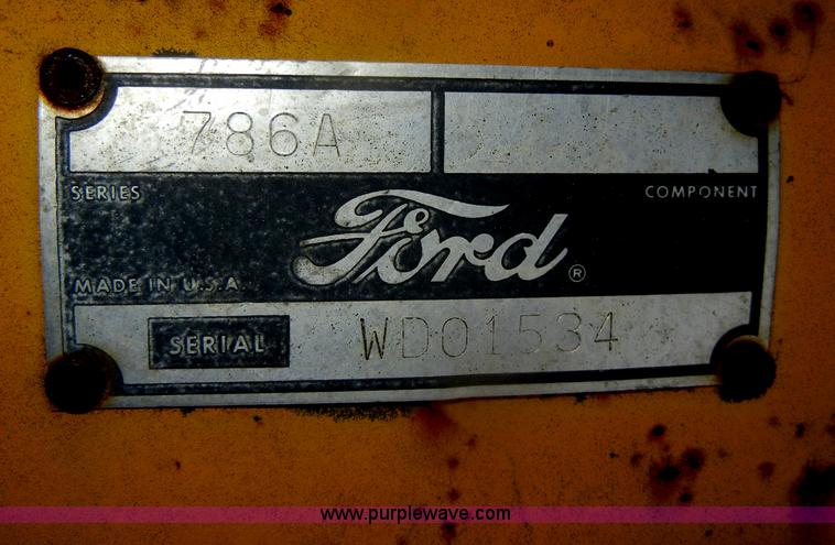 image for item D4326 Ford 7864 8' blade