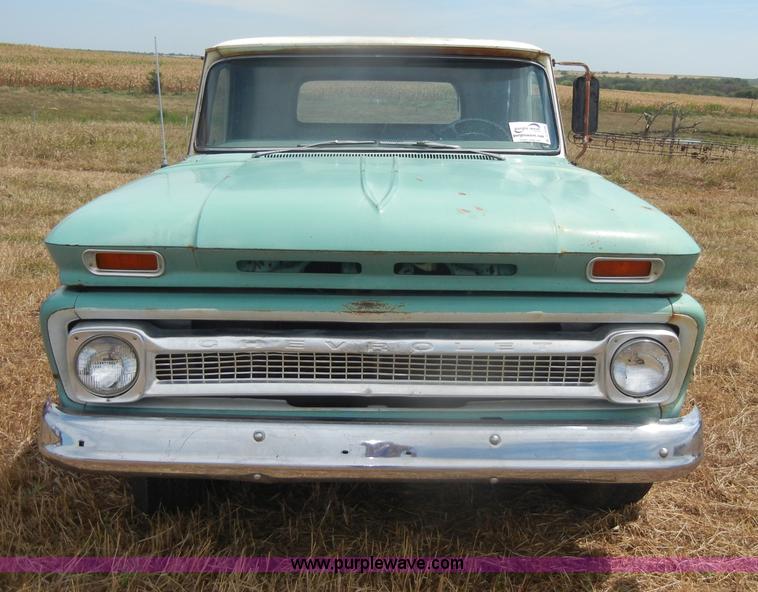 image for item D4339 1966 Chevrolet Custom Camper pickup truck