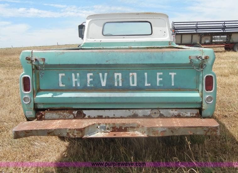 image for item D4339 1966 Chevrolet Custom Camper pickup truck