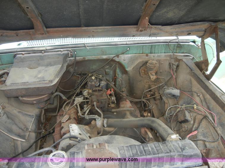 image for item D4339 1966 Chevrolet Custom Camper pickup truck