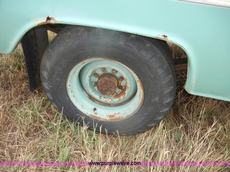 image for item D4339 1966 Chevrolet Custom Camper pickup truck