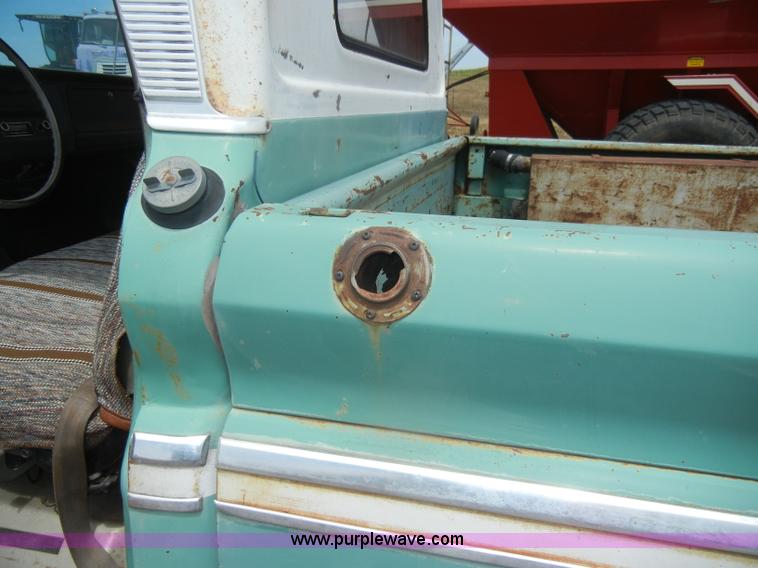 image for item D4339 1966 Chevrolet Custom Camper pickup truck