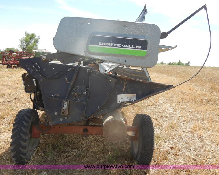 image for item D4390 Deutz Allis 24' rigid combine platform with trailer