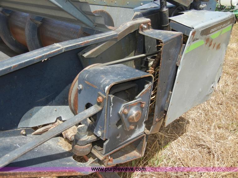 image for item D4390 Deutz Allis 24' rigid combine platform with trailer