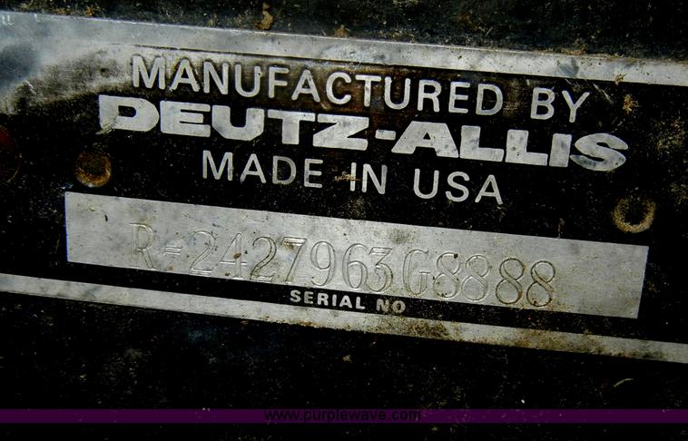 image for item D4390 Deutz Allis 24' rigid combine platform with trailer