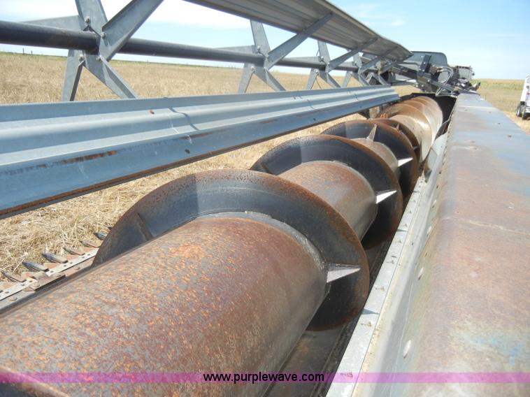 image for item D4390 Deutz Allis 24' rigid combine platform with trailer