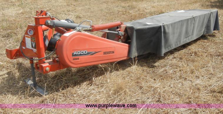 image for item D4392 2010 AGCO Hesston 3009 disc mower