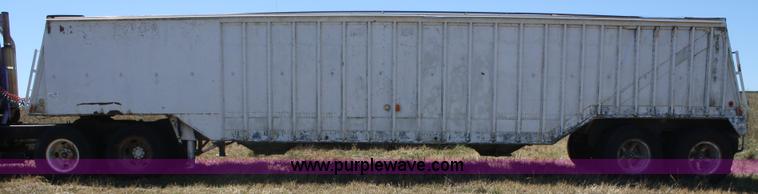 image for item D4499 1974 Cornhusker double hopper grain trailer