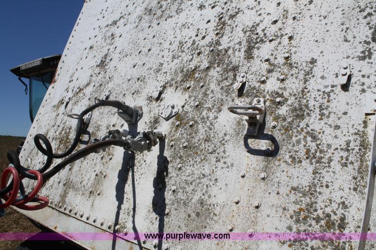 image for item D4499 1974 Cornhusker double hopper grain trailer