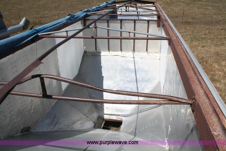 image for item D4499 1974 Cornhusker double hopper grain trailer