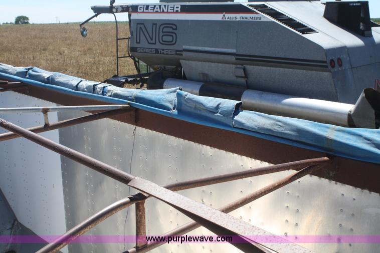 image for item D4499 1974 Cornhusker double hopper grain trailer