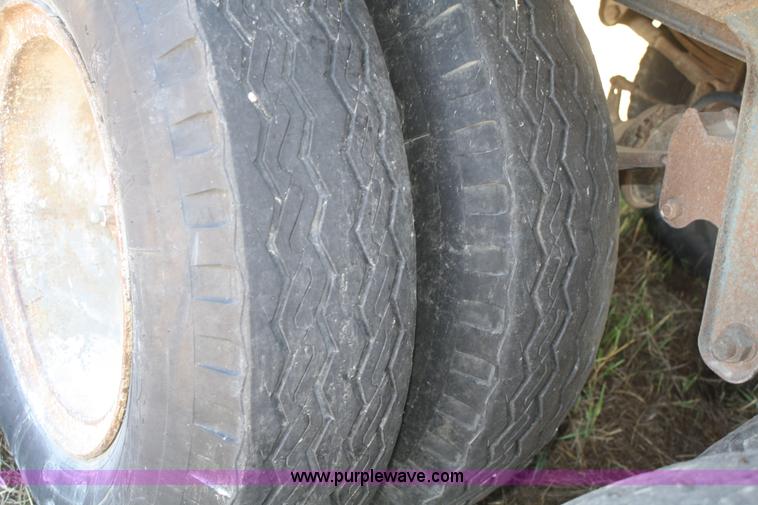 image for item D4499 1974 Cornhusker double hopper grain trailer