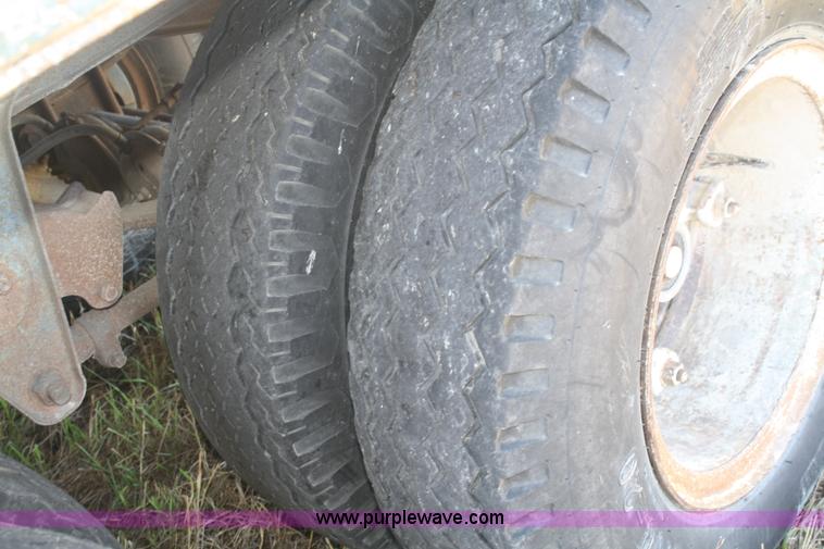 image for item D4499 1974 Cornhusker double hopper grain trailer