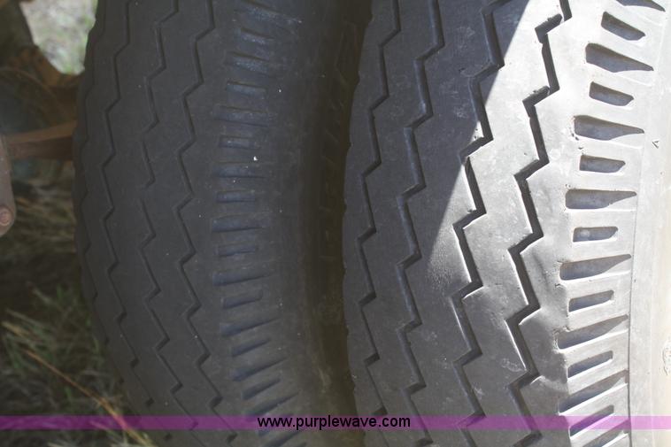 image for item D4499 1974 Cornhusker double hopper grain trailer