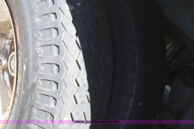 image for item D4499 1974 Cornhusker double hopper grain trailer