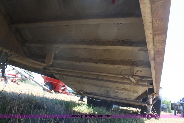 image for item D4499 1974 Cornhusker double hopper grain trailer