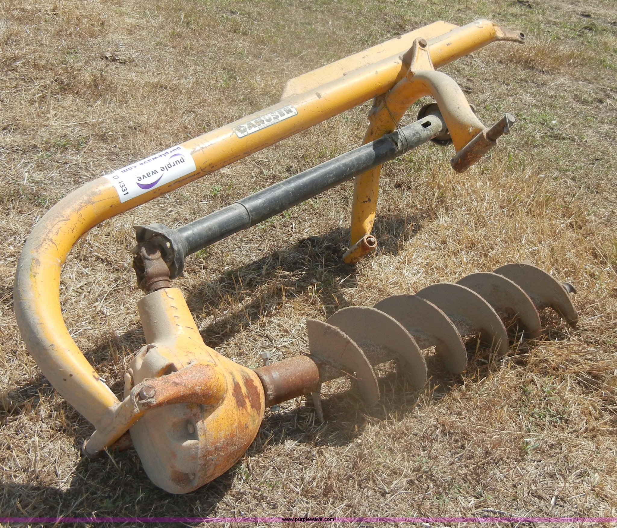 Danuser F8 post hole digger in Beattie, KS Item D4331 sold Purple Wave