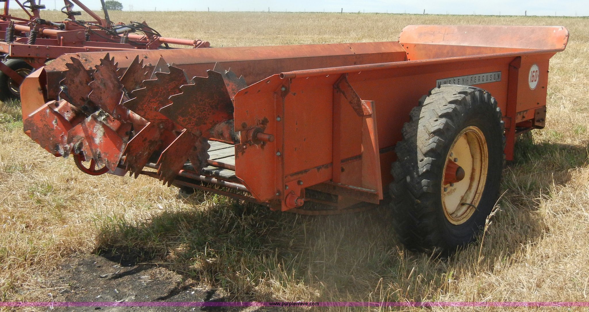 MasseyFerguson 160 manure spreader in Beattie, KS Item D4335 sold