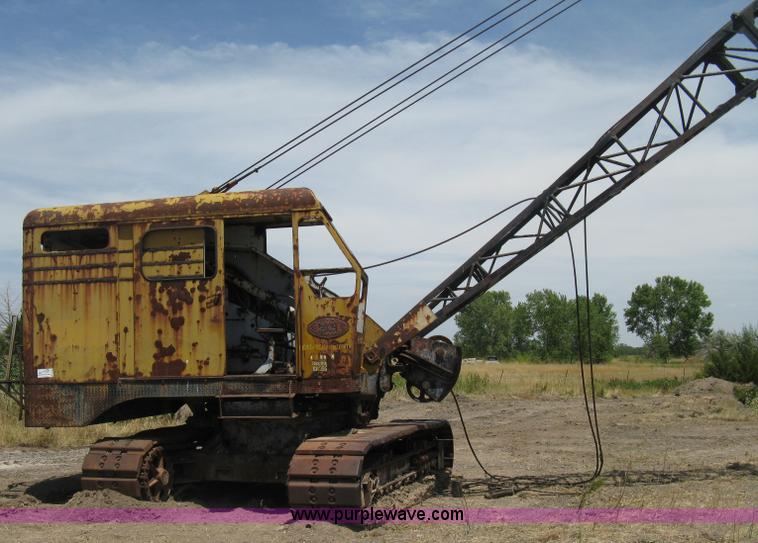 image for item A6493 P & H 655B drag-line lattice boom crane