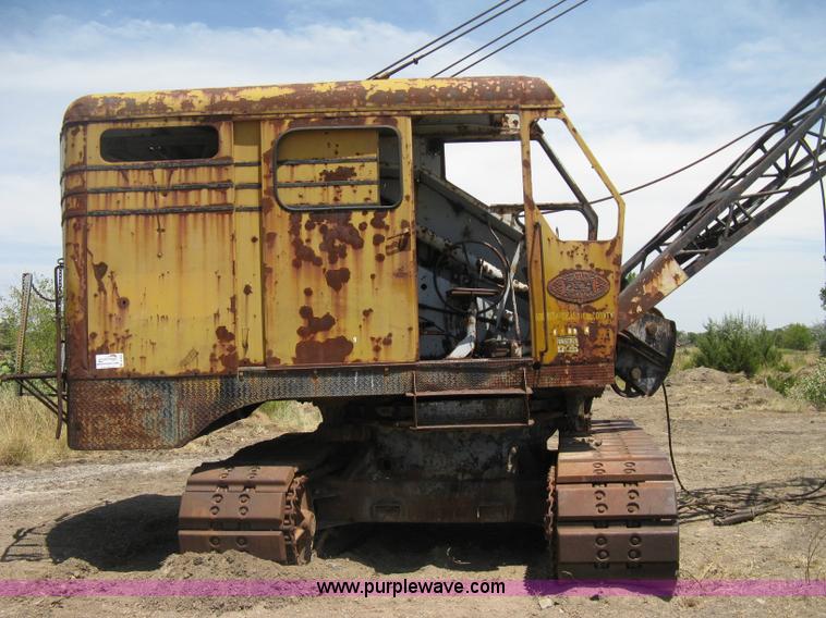 image for item A6493 P & H 655B drag-line lattice boom crane