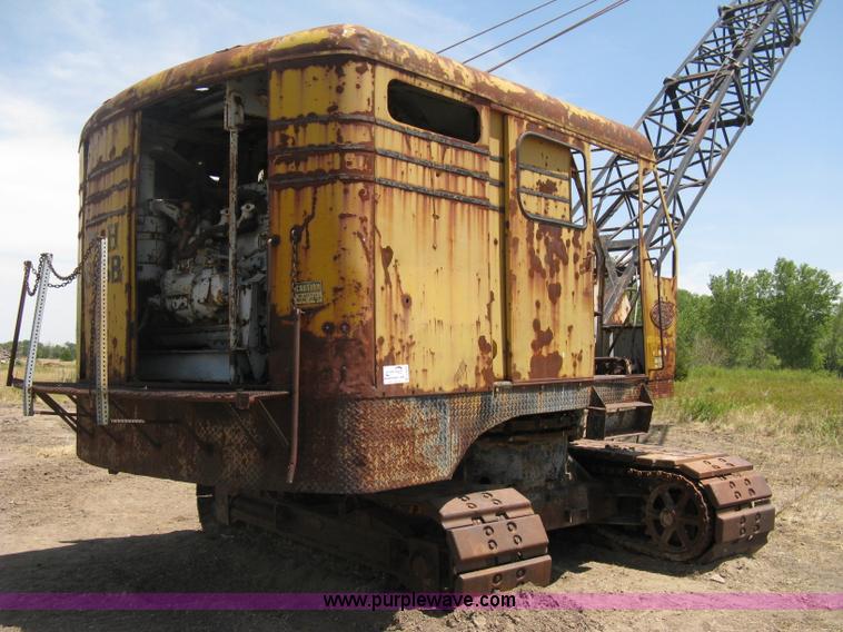 image for item A6493 P & H 655B drag-line lattice boom crane