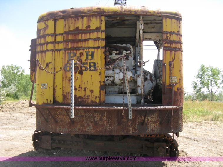 image for item A6493 P & H 655B drag-line lattice boom crane