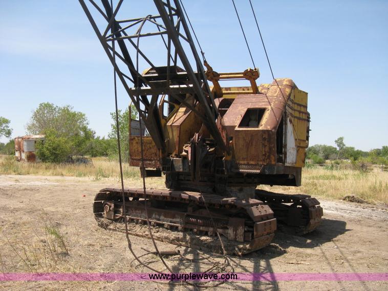 image for item A6493 P & H 655B drag-line lattice boom crane
