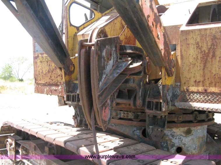 image for item A6493 P & H 655B drag-line lattice boom crane